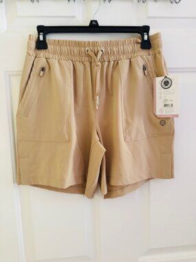 NWT Mondetta Outdoor Project Tan "Nomad" Utility Shorts Sz SP